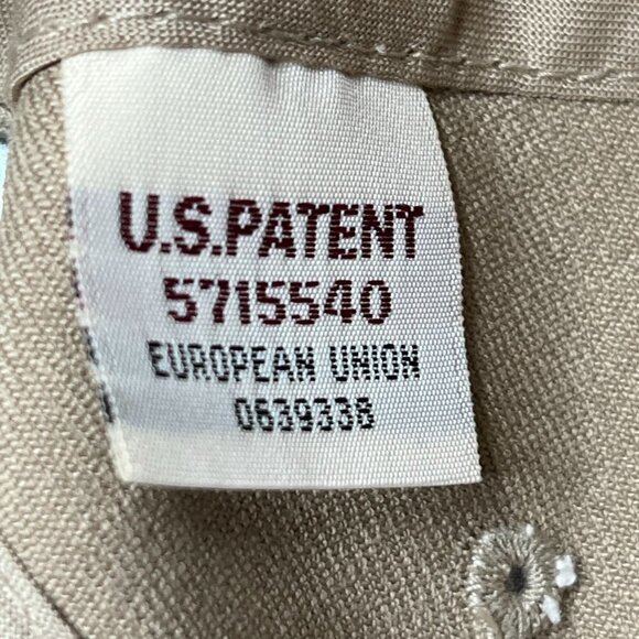 Cam Dan‎ Recycling Hat Cap Fitted Large Adult One Size Beige Flexfit Mens - Picture 8 of 9